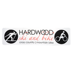 Small Hardwood Logo Sticker