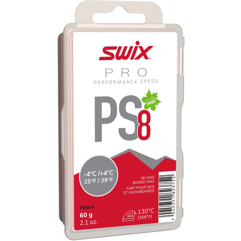 Swix Glide Wax - PS8 Red 60g